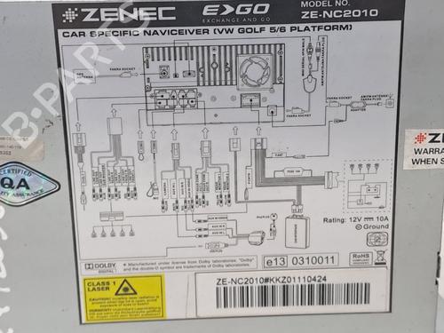 Radio VW SCIROCCO III (137, 138) 1.4 TSI | BP23107092E6 