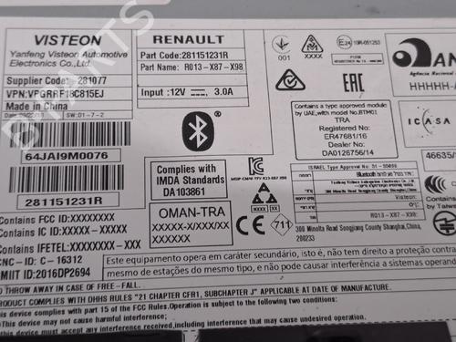 Radio RENAULT CLIO IV (BH_) 0.9 TCe 90 LPG | BP9182640E6 