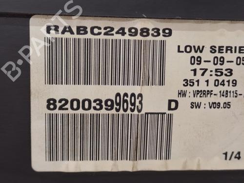 Instrument cluster RENAULT MEGANE II (BM0/1_, CM0/1_) 1.5 dCi (BM1E, CM1E) | BP24437968C47