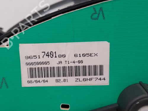 Instrument cluster PEUGEOT 206 Hatchback (2A/C) 1.4 16V | BP25120332C47