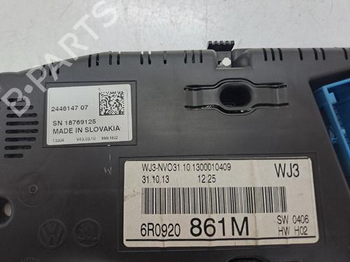 Instrument cluster VW POLO V (6R1, 6C1) 1.2 TDI | BP26139782C47