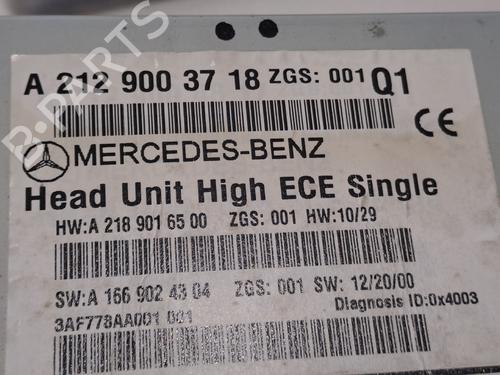 Radio MERCEDES-BENZ E-CLASS (W212) E 300 Hybrid / BlueTEC Hybrid (212.098) | BP26435865E6 