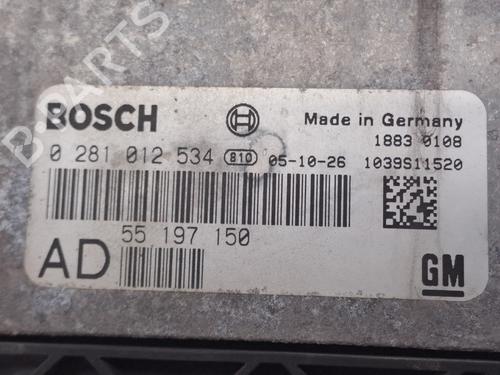 Engine control unit (ECU) OPEL VECTRA C Estate (Z02) 1.9 CDTI (F35) | BP26721143M57 