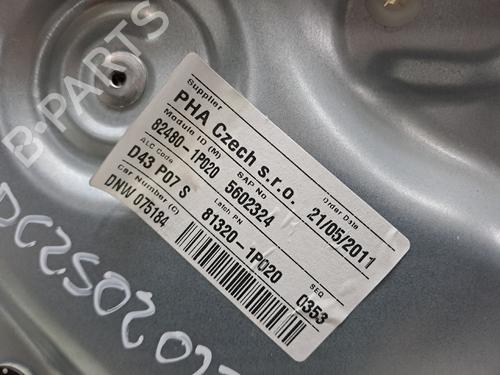 Front right window mechanism KIA VENGA (YN) 1.6 CRDi 128 | BP27371970C23 
