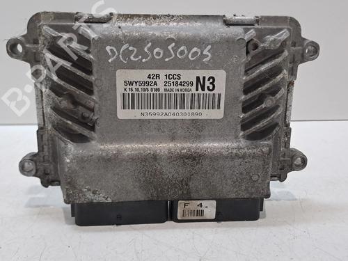 Engine control unit (ECU) CHEVROLET AVEO / KALOS Saloon (T250, T255) 1.2 5WY5992A; 25184299