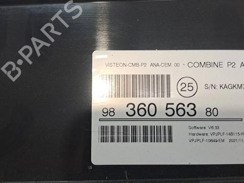 Instrument cluster PEUGEOT 208 II (UB_, UP_, UW_, UJ_) 1.2 PureTech 100 | BP27974171C47 