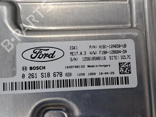 Engine control unit (ECU) FORD FIESTA VII (HJ, HF) 1.1 Ti-VCT | BP28187219M57 