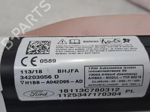 Left curtain airbag FORD FIESTA VII (HJ, HF) 1.1 Ti-VCT | BP28589725C11 