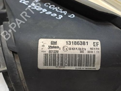 Venstre forlygte OPEL CORSA D Hatchback Van (S07) 1.3 CDTI (L08) | BP29752320C28 