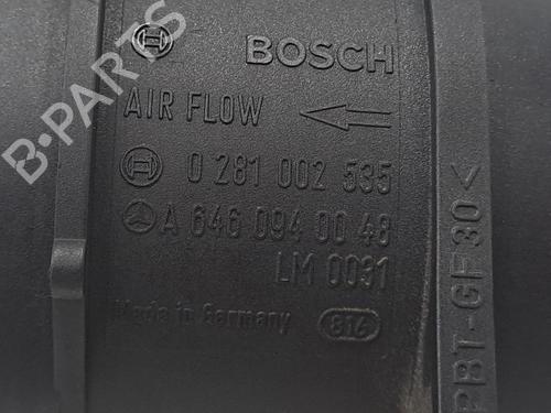 Mass air flow sensor MERCEDES-BENZ C-CLASS (W204) C 220 CDI (204.008) | BP30971203M95 