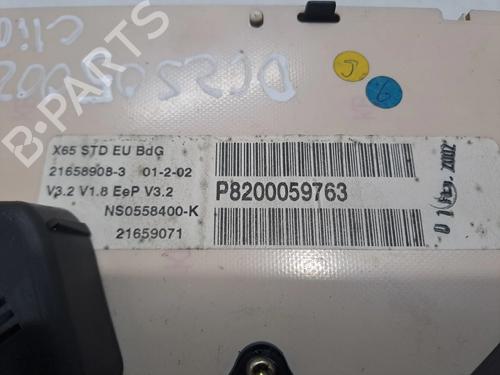 Instrument cluster RENAULT CLIO II (BB_, CB_) 1.2 16V (BB05, BB0W, BB11, BB27, BB2T, BB2U, BB2V, CB05,... | BP31215513C47 