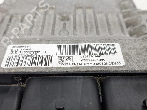 Engine control unit (ECU) PEUGEOT 3008 I MPV (0U_) 1.6 HDi | BP31828197M57 