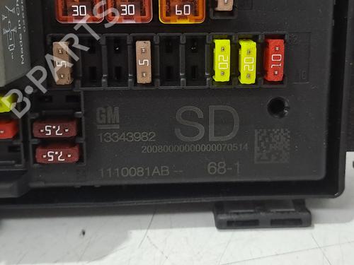 Fuse box OPEL ASTRA J (P10) 1.4 (68) | BP32519556E1 - Image 3