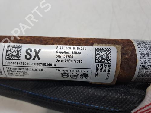 Left curtain airbag ABARTH PUNTO 1.4 SUPERSPORT (199.AXX1B) | BP32527564C11