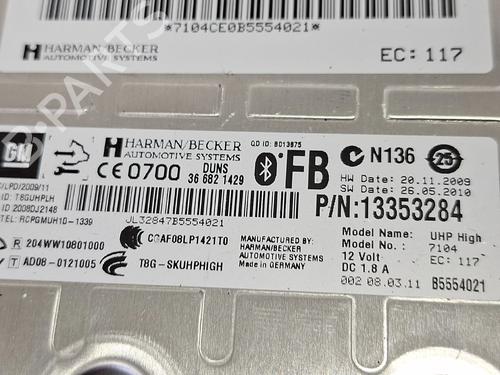 Electronic module OPEL ASTRA J (P10) 1.4 (68) | BP32659416M83 - Image 5