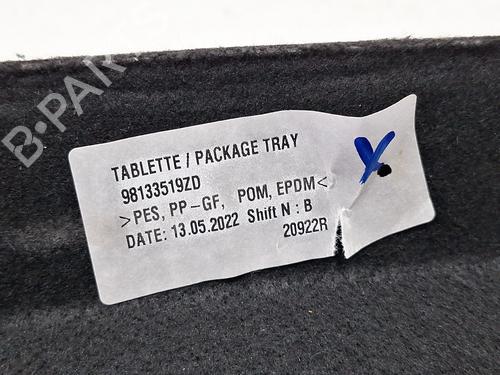 Rear parcel shelf CITROËN C3 III (SX) 1.2 PureTech 82 | BP33859686C85 - Image 3