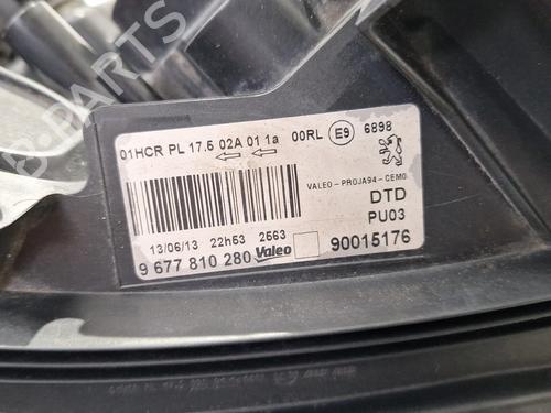 Right headlight PEUGEOT 2008 I (CU_) 1.6 HDi | BP36138551C29 - Image 9