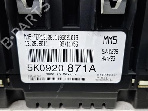 Instrument cluster VW GOLF VI Variant (AJ5) 1.6 TDI | BP37004827C47 - Image 4