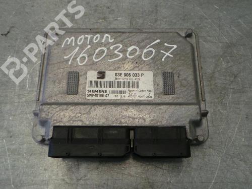 Engine control unit (ECU) SEAT IBIZA III (6L1) 1.2 03E906033P; 5WP4019607