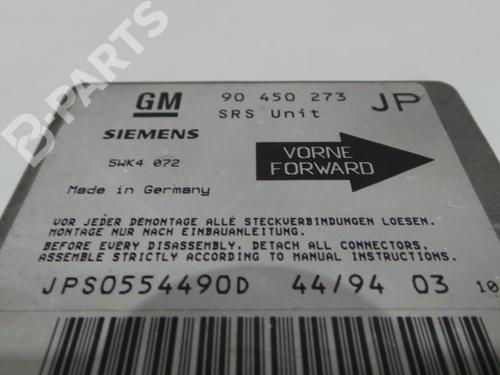 ECU airbags OPEL ASTRA F Hatchback (T92) 1.4 (F08, M08, F68, M68) | BP6712532M53 
