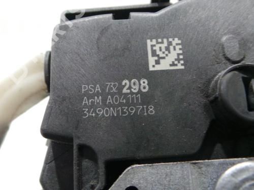 Rear right lock PEUGEOT 3008 I MPV (0U_) 1.6 HDi | BP7048483C99 