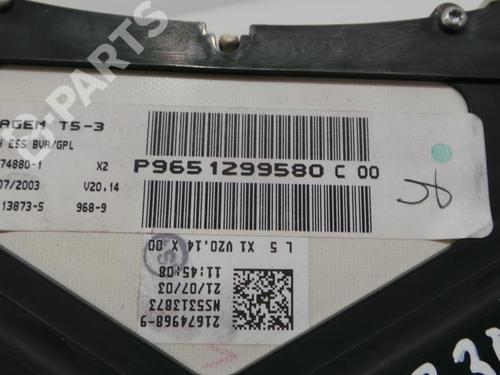 Instrument cluster PEUGEOT 307 Break (3E) 1.6 16V | BP7550845C47 