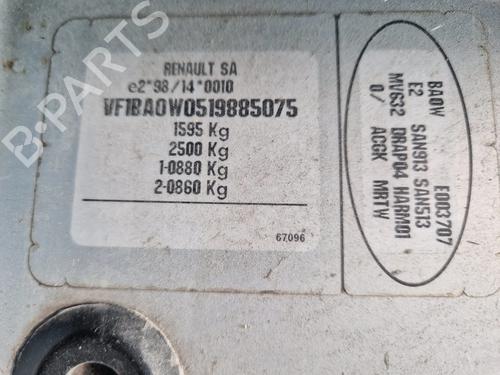 Alternator RENAULT MEGANE I (BA0/1_) 1.4 16V (BA0D, BA1H, BA0W, BA10) | BP30932819M7 