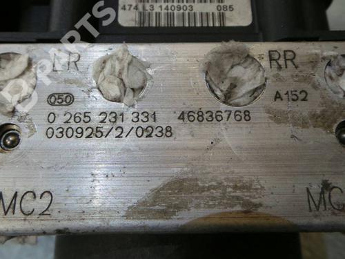 ABS pump FIAT PUNTO (188_) 1.2 16V 80 (188.233, .235, .253, .255, .333, .353, .639,... | BP57545M43 