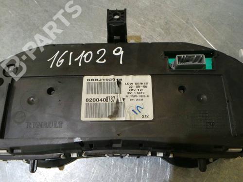 Instrument cluster RENAULT MEGANE II Estate (KM0/1_) 1.5 dCi (KM16, KM1E) | BP167998C47 