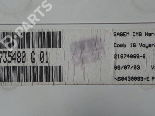 Instrument cluster CITROËN C3 I (FC_, FN_) 1.4 HDi | BP218835C47 