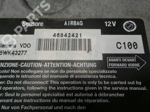 ECU airbags ALFA ROMEO 147 (937_) 1.6 16V T.SPARK (937.AXA1A, 937.AXB1A, 937.BXB1A) | BP555983M53 