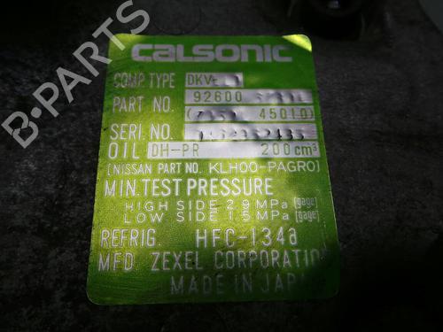 AC compressor NISSAN MICRA II (K11) 1.3 i 16V | BP809338M34 