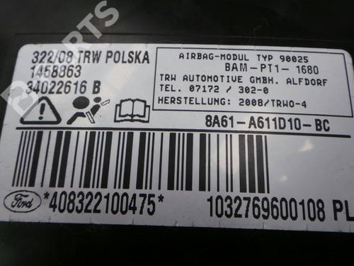 Right seat airbag FORD FIESTA VI (CB1, CCN) 1.25 | BP1162599C14 