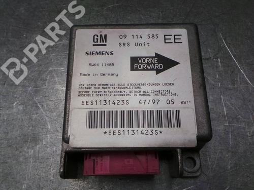 ECU airbags OPEL CORSA B (S93) 1.0 i 12V (F08, F68, M68) 09114585  5WK41140B