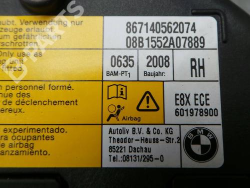 Right seat airbag BMW 1 (E87) 120 d | BP1285600C14 