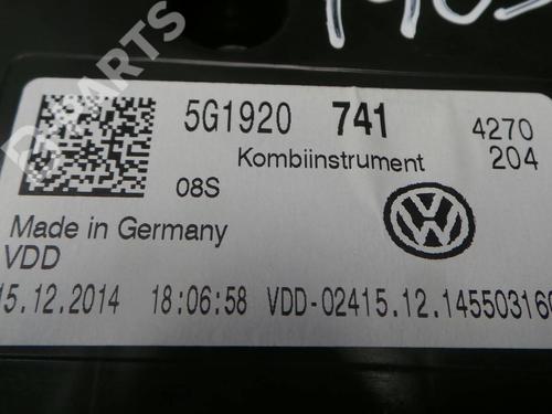 Instrument cluster VW GOLF VII (5G1, BQ1, BE1, BE2) 1.6 TDI | BP4443126C47 