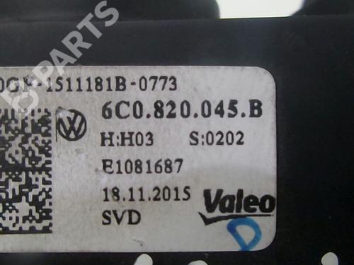 Climate control VW POLO V (6R1, 6C1) 1.4 TDI | BP4952662I5 