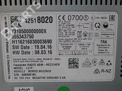 Radio OPEL CORSA E (X15) 1.3 CDTI (08, 68) | BP5670707E6 