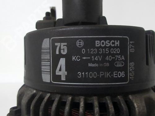 Alternator HONDA CIVIC VI Fastback (MA, MB) 1.5 16V (MB3) | BP6069446M7 