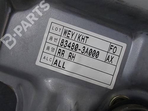 Rear right window mechanism HYUNDAI TRAJET (FO) 2.0 CRDi | BP7105856C25 