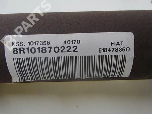 Right curtain airbag FIAT BRAVO II (198_) 1.6 D Multijet (198AXH1B) | BP7263653C12 