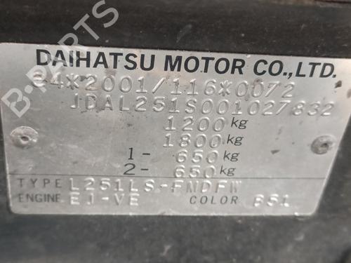 Køler DAIHATSU CUORE VI (L251, L250_, L260_)  | BP27973388M31 