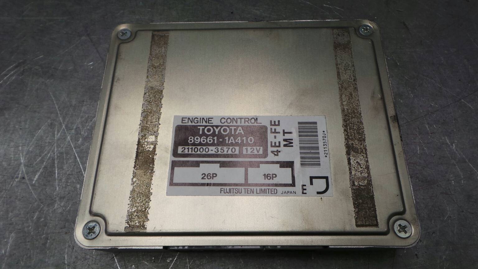 Engine control unit (ECU) TOYOTA COROLLA (_E10_) 1.3 XLI 16V (EE101 ...