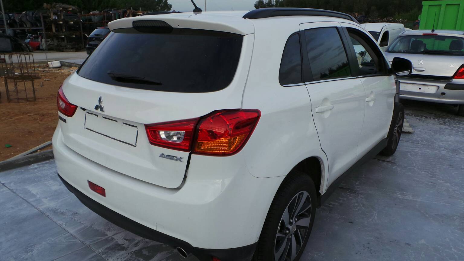 Rechter Scheinwerfer Für Mitsubishi ASX GA (2010-2016) Inkl. Leuchtmittel - E-geprüft & Straßenzugelassen