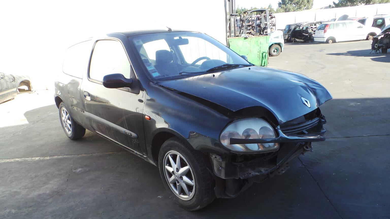 Jeu De Phares Pour Renault Clio BB/CB - Phare Gauche H7/H1 Noir - Avec Clignotant - Réglage électrique - Modèles 2001-2005 - 13