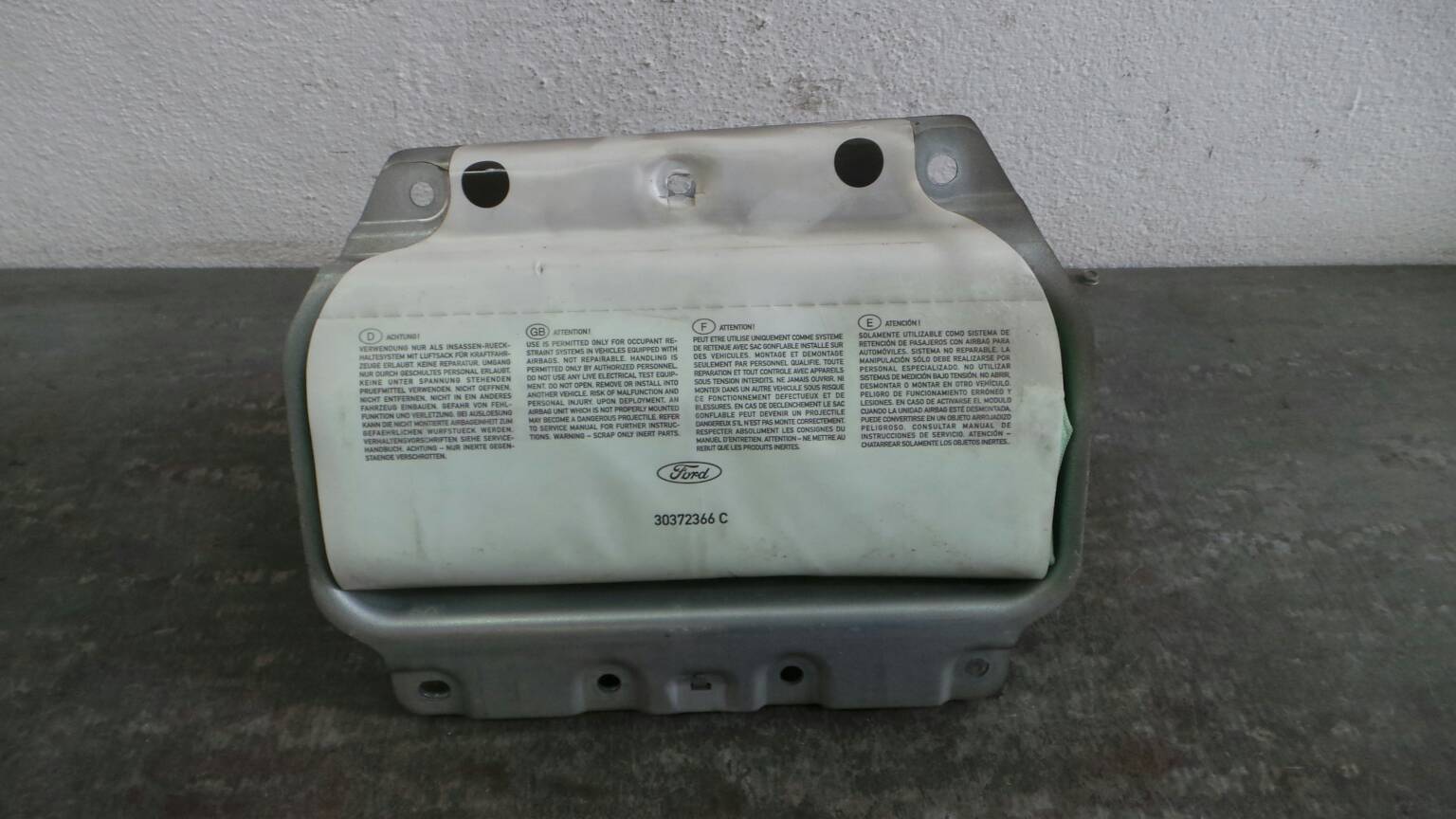 Passenger Airbag Ford Focus C Max Dm2 1 8 Tdci 6m51 R042b84 Ac B Parts