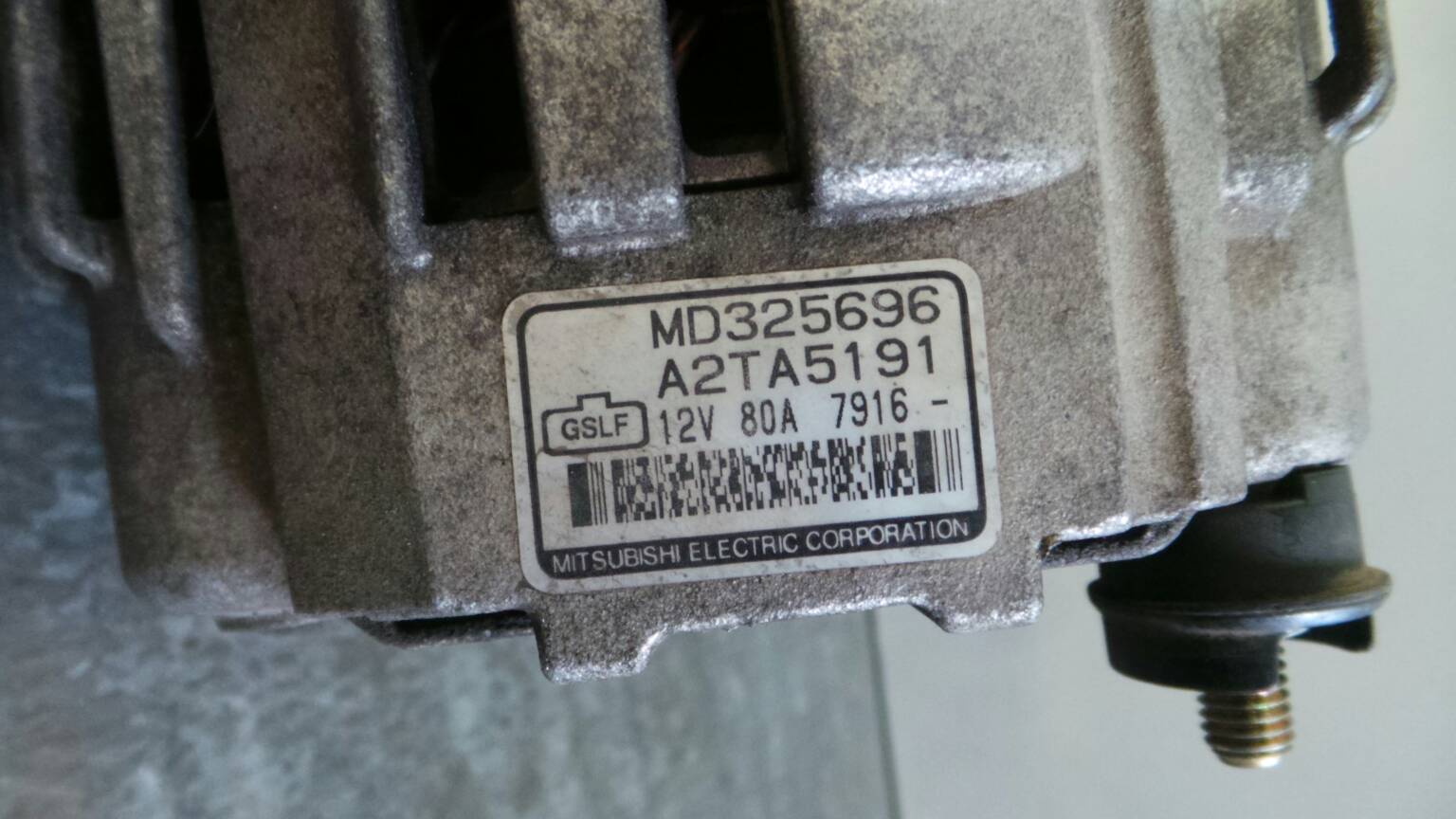 Alternator MITSUBISHI LANCER VI (CJ_, CP_) 1.3 12V (CK1A) 3203898 