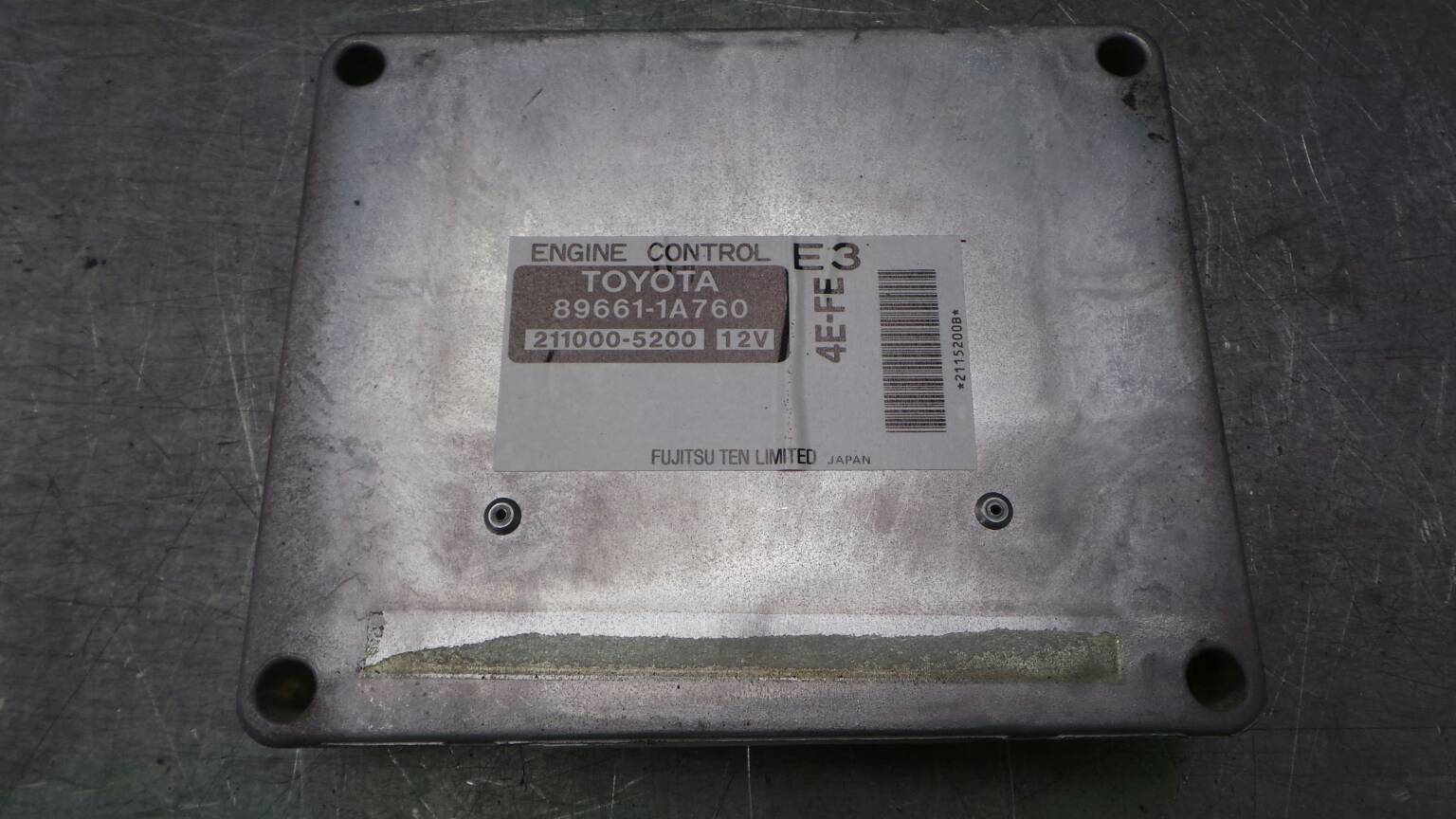 Engine Control Unit Ecu Toyota Corolla E11 1 4 Ee111 89661 1a760 211000 5200 B Parts