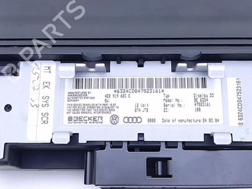 Display monitor AUDI A8 D3 (4E2, 4E8) 4.0 TDI quattro | BP40423294C48 - Image 3