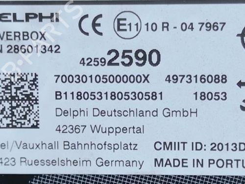 Electronic module OPEL MOKKA / MOKKA X (J13) 1.4 (_76) | BP40411452M83 - Image 5